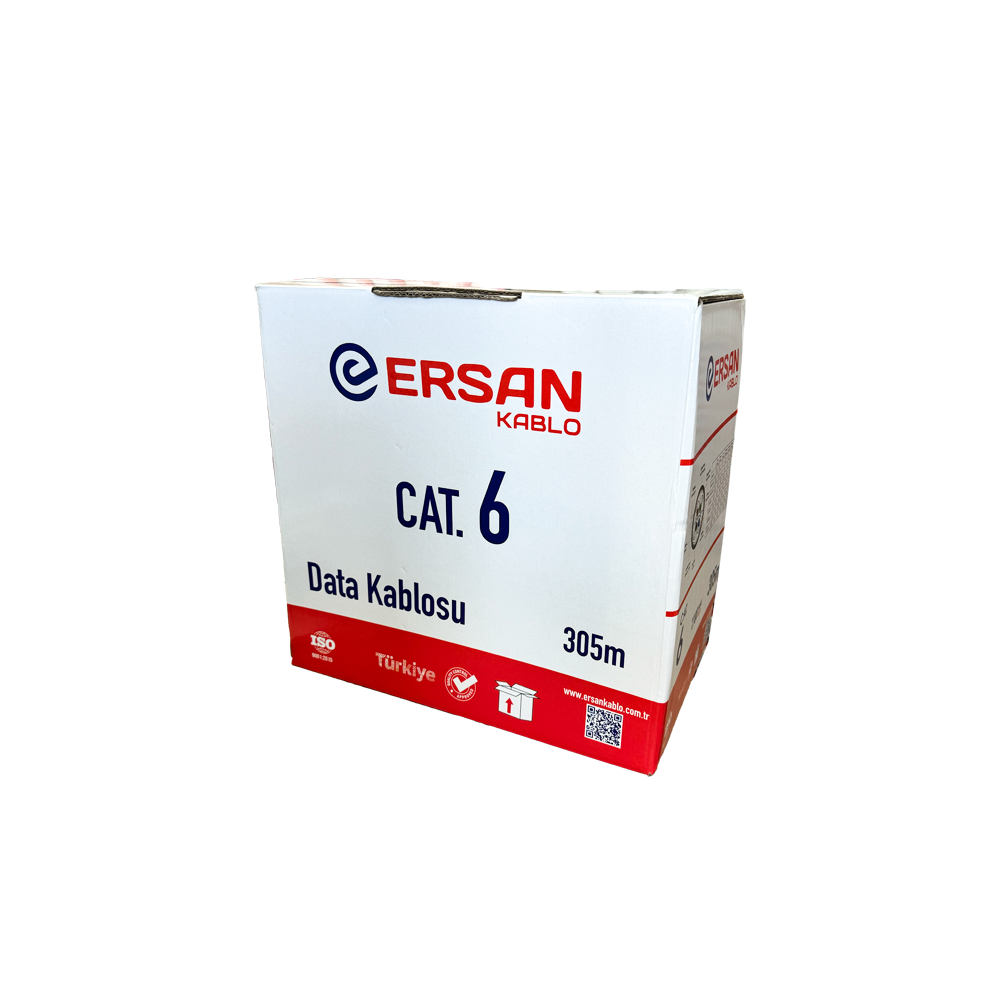 ERSAN 23AWG CAT6 TAM BAKIR İÇ MEKAN 305M KABLO