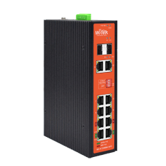 Wi-Tek WI-PS310GF-I V2 Endüstriyel 24v/48v Poe Switch