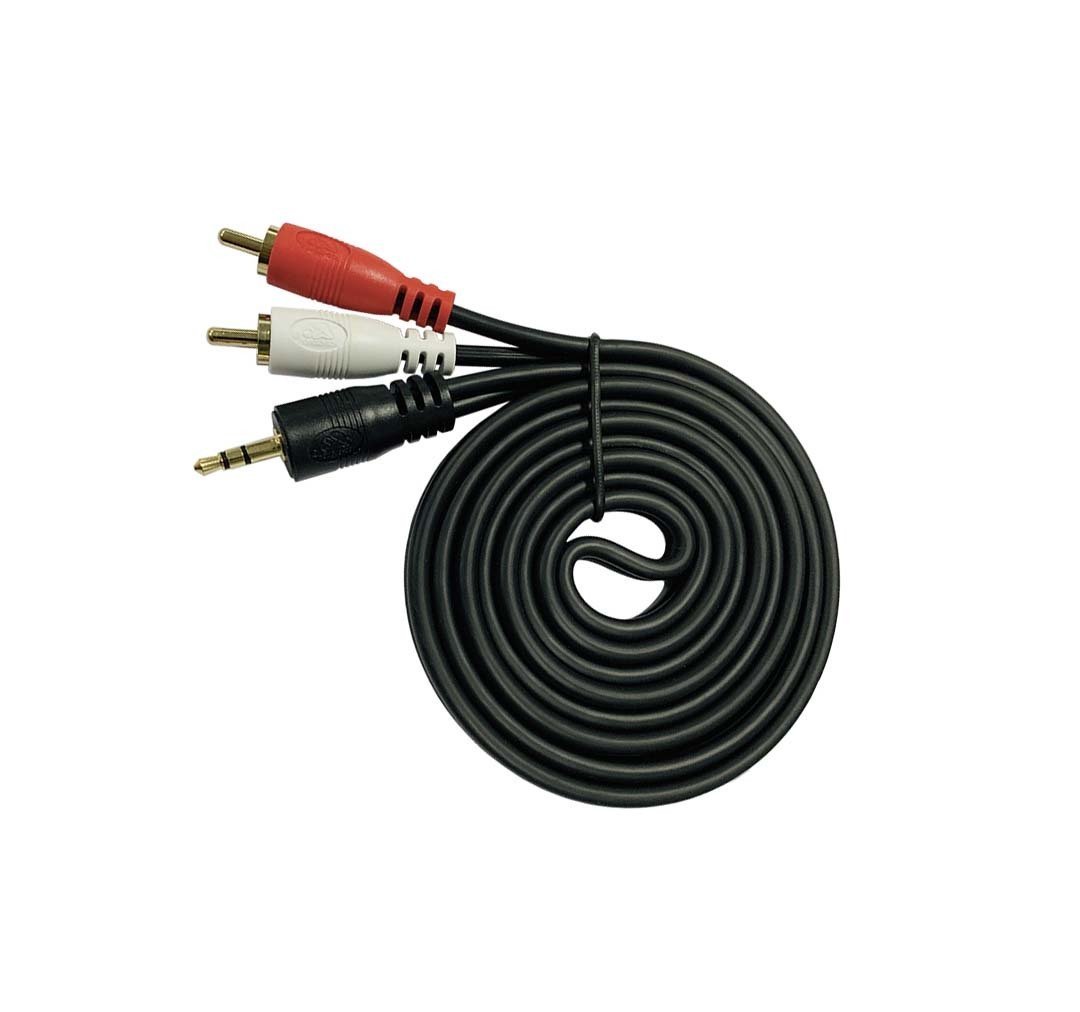 Coremax 2 Rca Erkek + 3.5 Mm Stereo Erkek 1.5 Metre