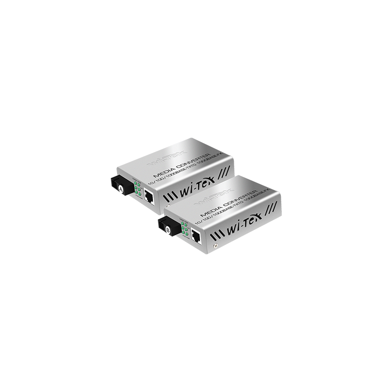 Wi-Tek WI-MC101G Fiber Optic Media Converter