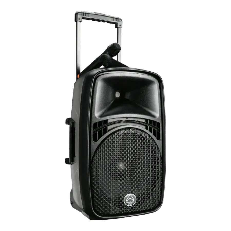 Wharfedale Pro EZ-15A 15 inç Taşınabilir Akülü Aktif Hoparlör (Bluetooth + 2 Kablosuz Mikrofon)