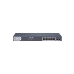 Hikvision DS-3E0518P-E/M 16 Port Yönetilemez Gigabit PoE Switch