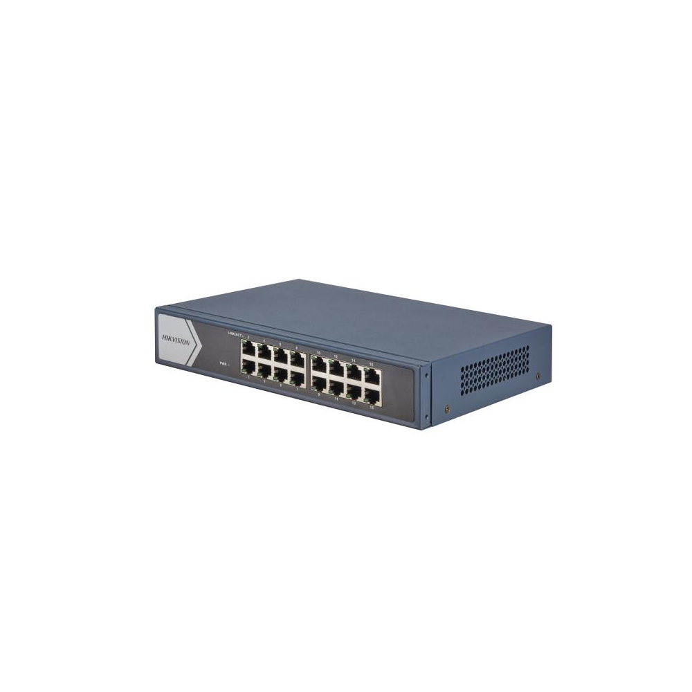 Hikvision DS-3E0516-E(B) 16 Port Yönetilemez Gigabit Switch