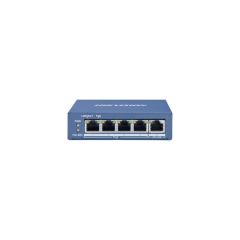 Hikvision DS-3E0505P-E/M 4 Port Yönetilemez Gigabit Poe Switch