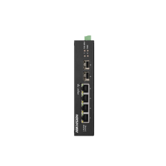 Hikvision DS-3T0506HP-E/HS 4 Port Yönetilemez Gigabit Endüstriyel PoE Switch
