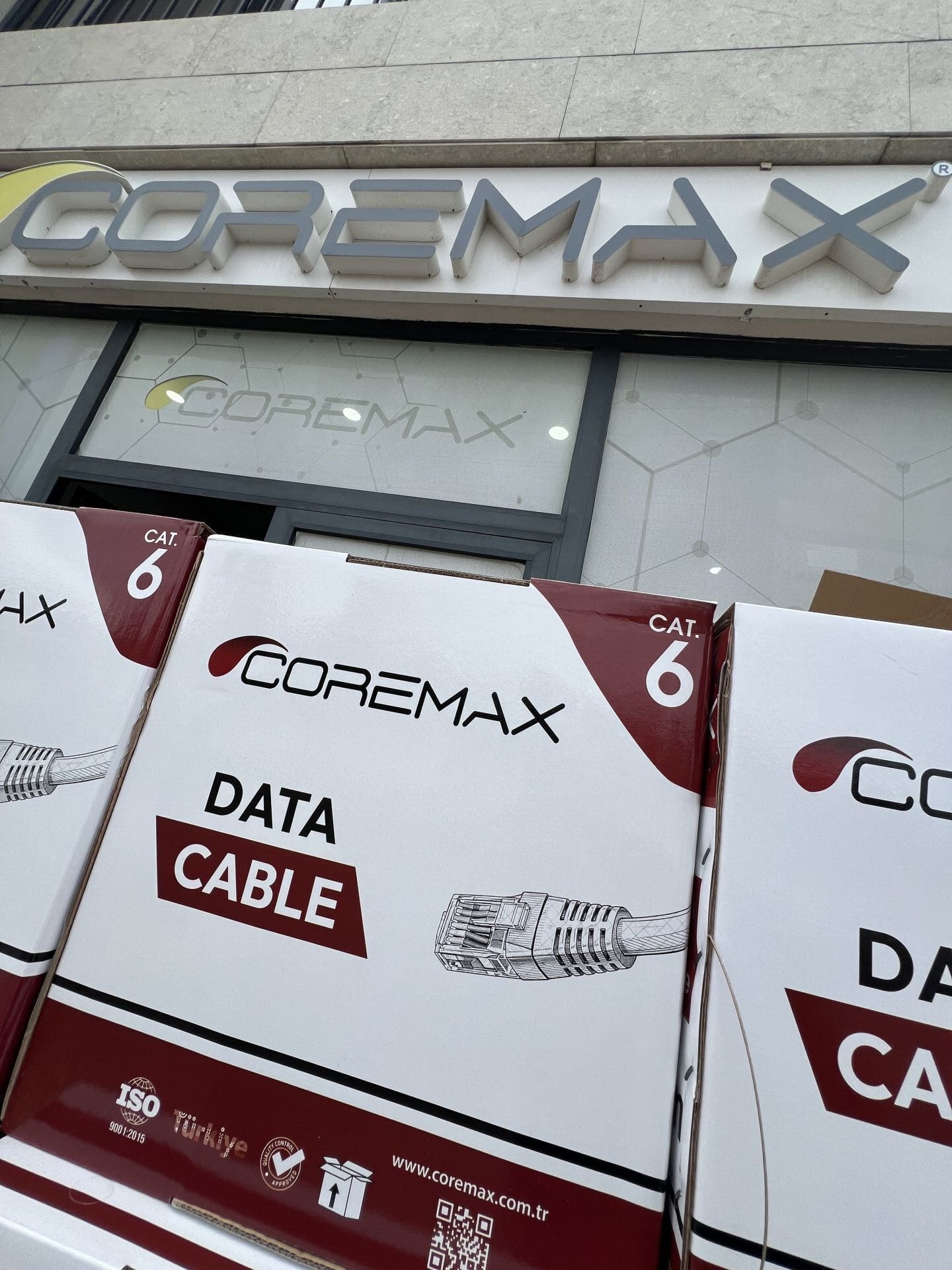 Coremax 24305 23AWG İÇ ORTAM ECO/CCA 305M CAT6 KABLO Gri Renk