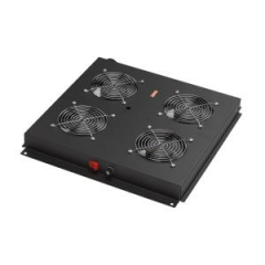 LANDE MONTAJLI 4 GİRİŞLİ FAN MODULU, TERMOSTAT SWITCH LI, FS SERISI ICIN (SIYAH)