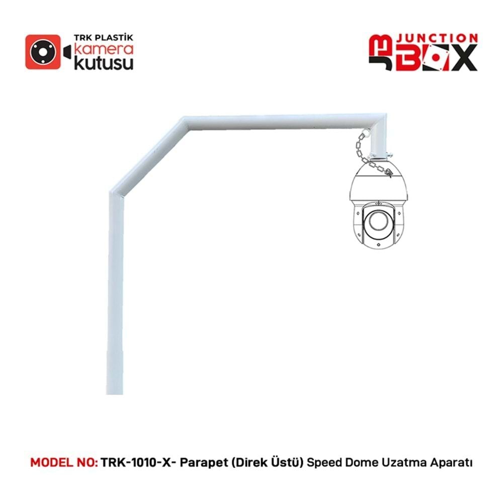 TRK-1010-X-Parapet (Direk Üstü) Metal Speed Dome Uzatma Aparatı