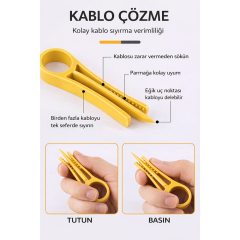 COREMAX KABLO DÜZLEŞTİRME ALETİ-SARI