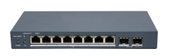 Hikvision DS-3E1510P-EI/M-8P2F 8+2 10/100/1000 8 port poe 80W 2 SFP Yönetilebilir Metal Kasa