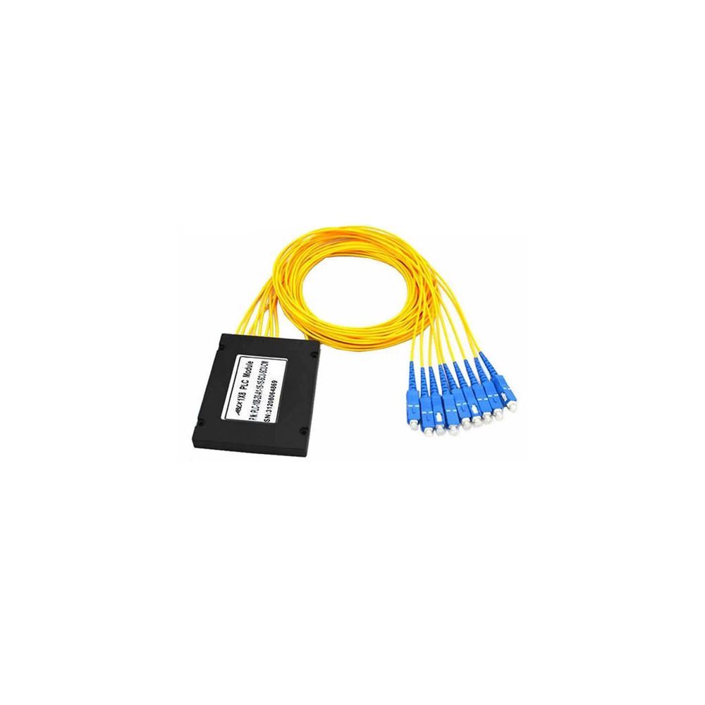 Wi-Tek WI-POS108B 100*80*10mm Mini/ABS Box PLC Splitter 1 IN 8 OUT