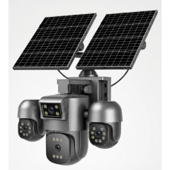 COREMAX CRS - 4000B - BLACK Siyah - 4 Lens 4G e-Sim AOV Solar Kamera