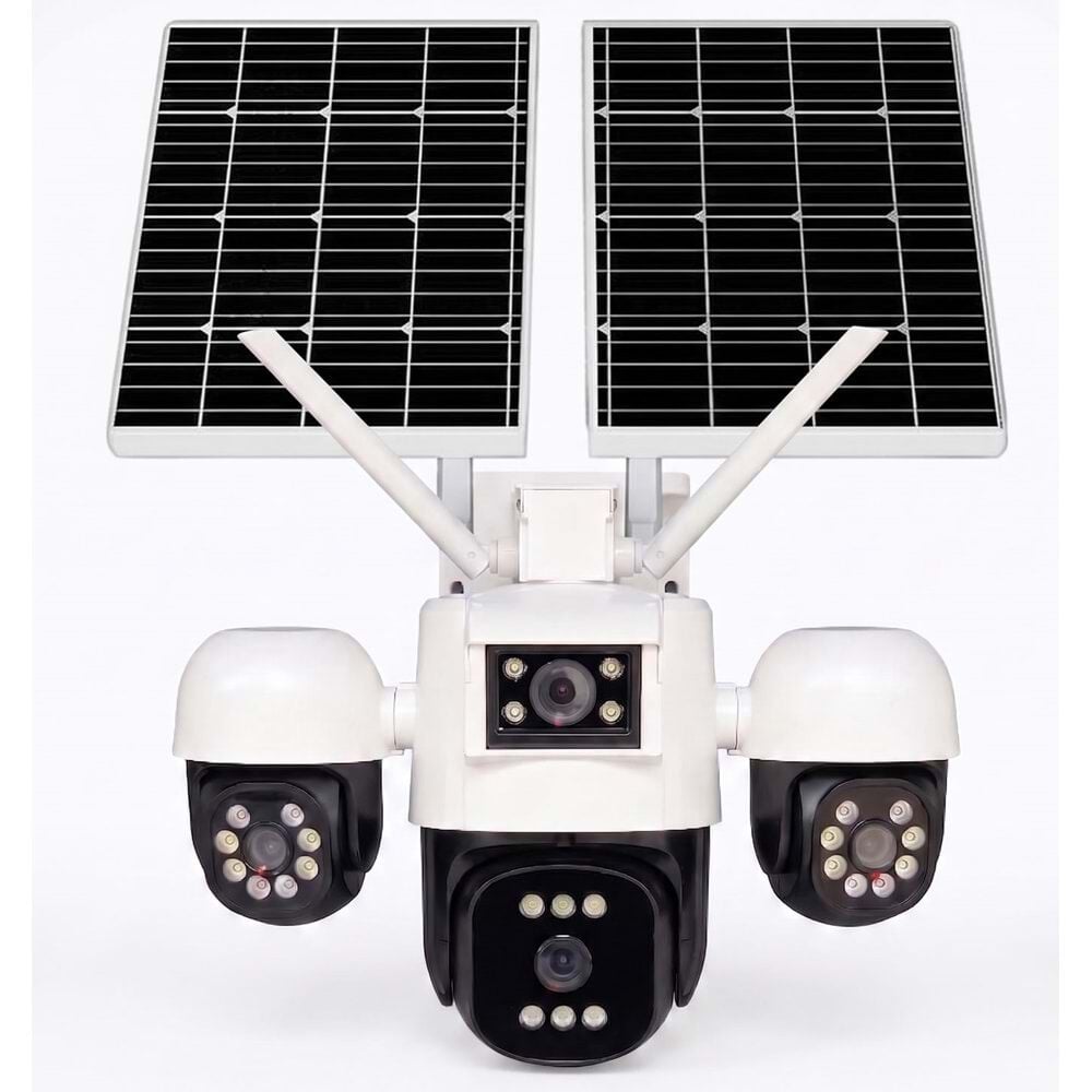 COREMAX CRS - 4000W - WHİTE 4 Lens 4G e-Sim AOV Solar Kamera