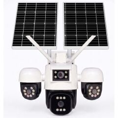 COREMAX CRS - 4000W - WHİTE 4 Lens 4G e-Sim AOV Solar Kamera