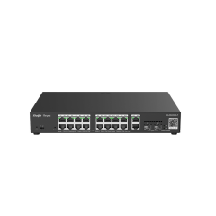 Reyee RG-ES220GS-P 20 Portlu, 10/100/1000 Gigabit, Yönetilebilir Switch, 2 SFP, 2 Gigabit RJ45 Uplink, 16 Port PoE+ (250W)
