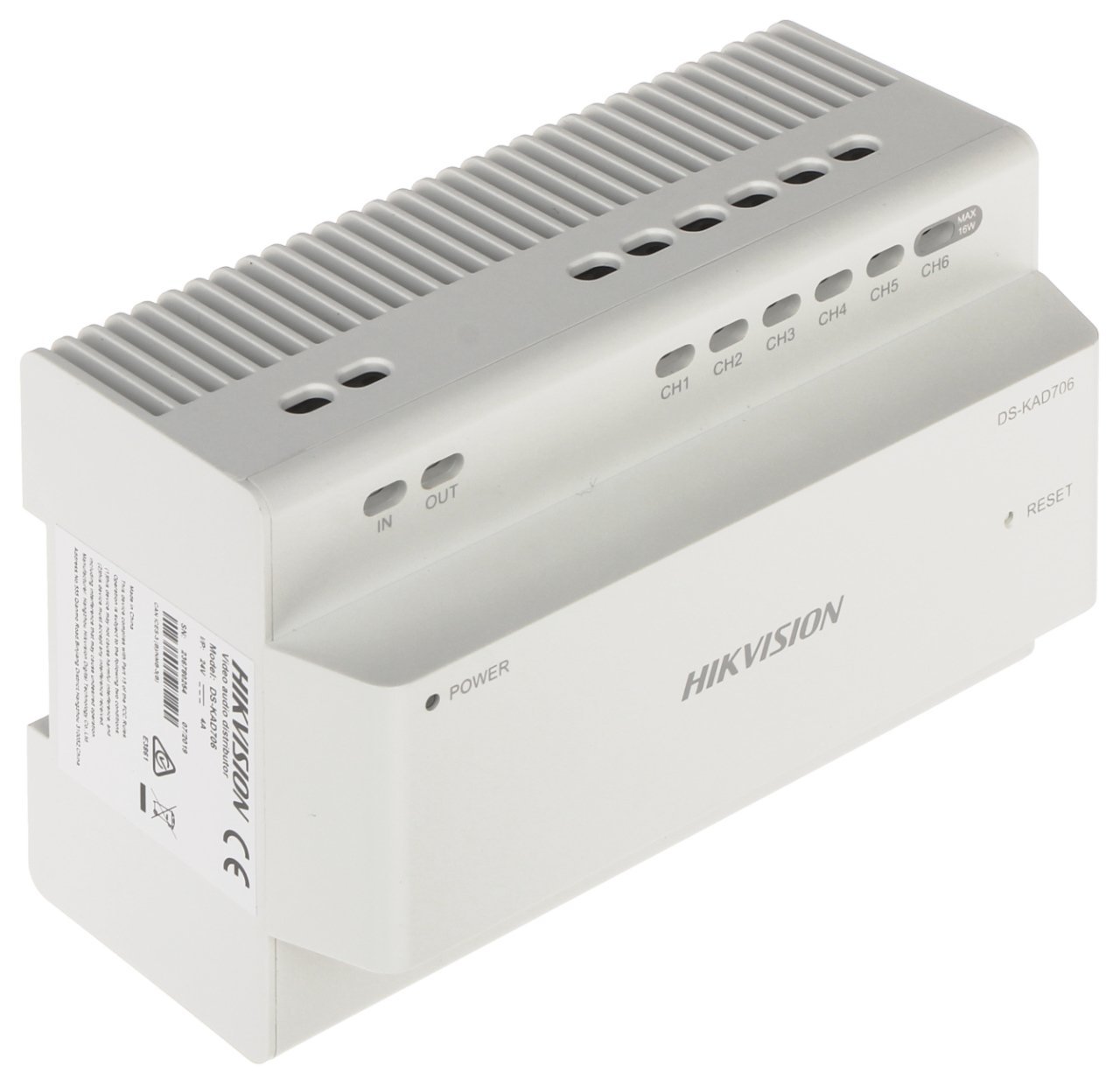 Hikvision DS-KAD706-S İKİ TELLİ VİDEO / SES DAĞITICI  İnterkom