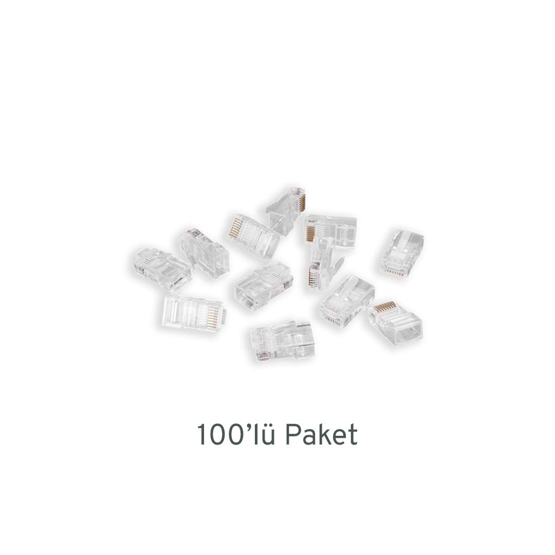 Gabble Gab-Rj456 Cat6 Rj-45 Konnektör 100'lü