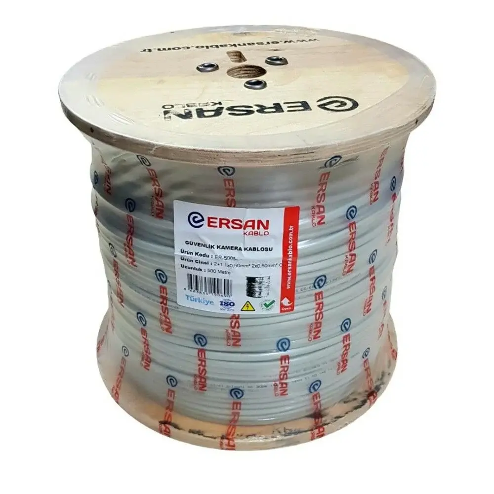 ERSAN ER-5001 CU CCTV TAM BAKIR 2+1 1*0,50MM 2*0,50MM 500M