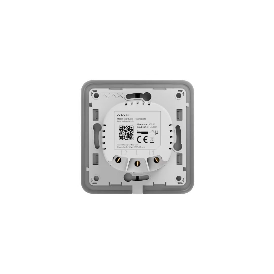 Ajax Light Core 2 Gang Akıllı Anahtar Tekli