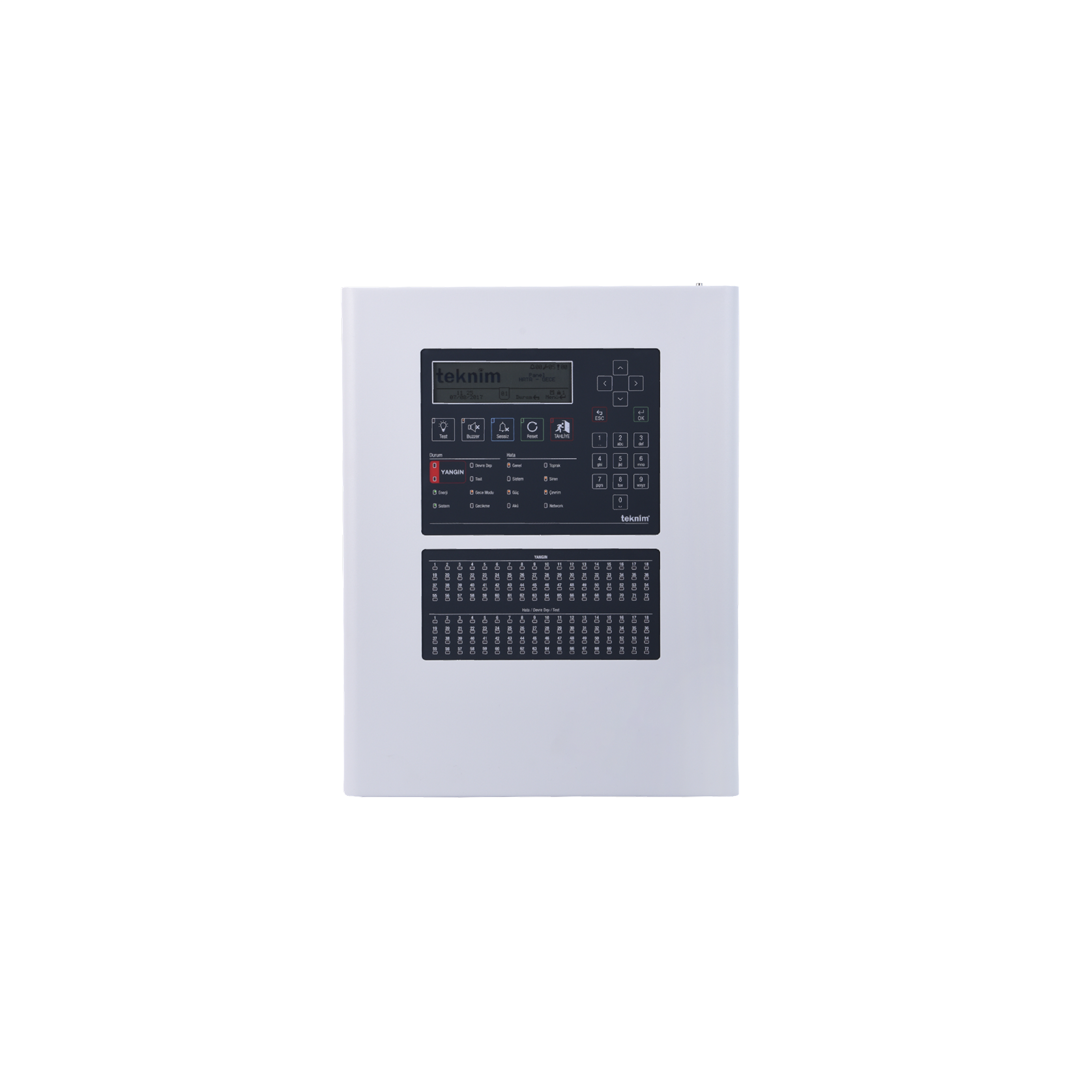 Teknim TFP-2111 1 Loop Bölge Göstergeli Akıllı Adresli Yangın Alarm Paneli