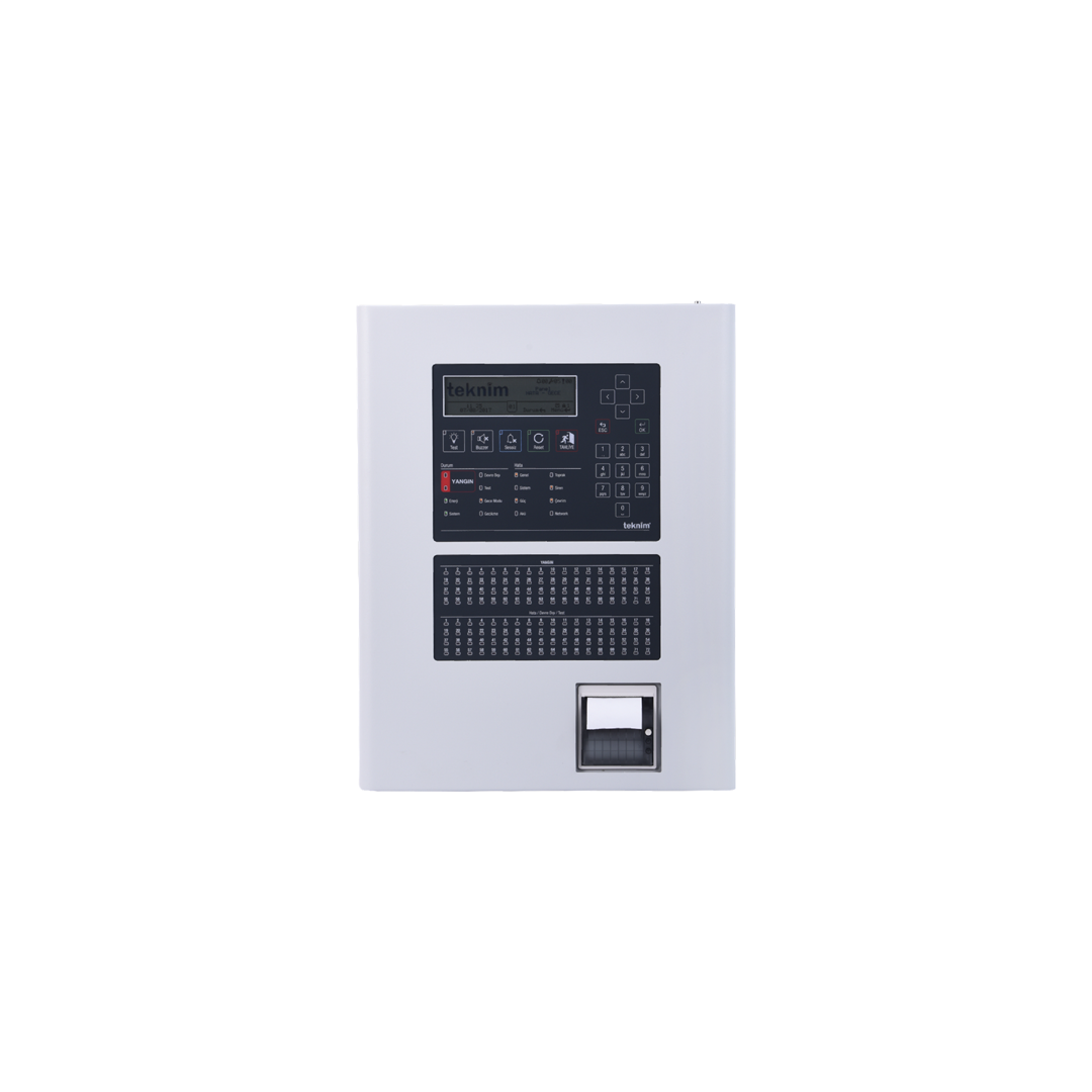Teknim TFP-2132 2 Loop Termal Yazıcılı, Bölge Göstergeli, Akıllı Adresli Yangın Alarm Paneli