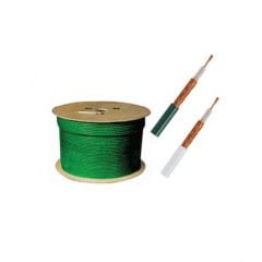 Coremax Rg6/U6 80 Tel 100 mt Trishield Anten/Uydu Kablosu YEŞİL