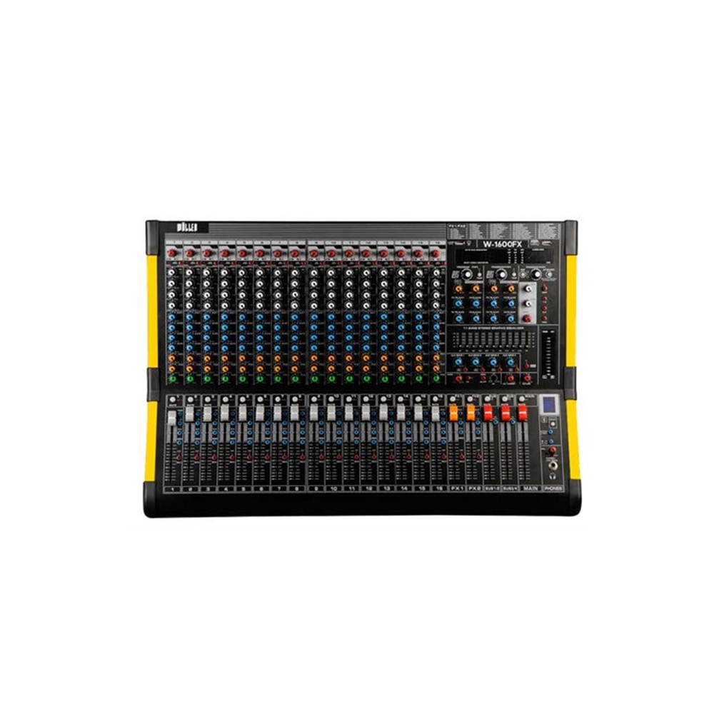 Wöller W-1600FX Çift Efekt 16 Kanal Deck Mikser