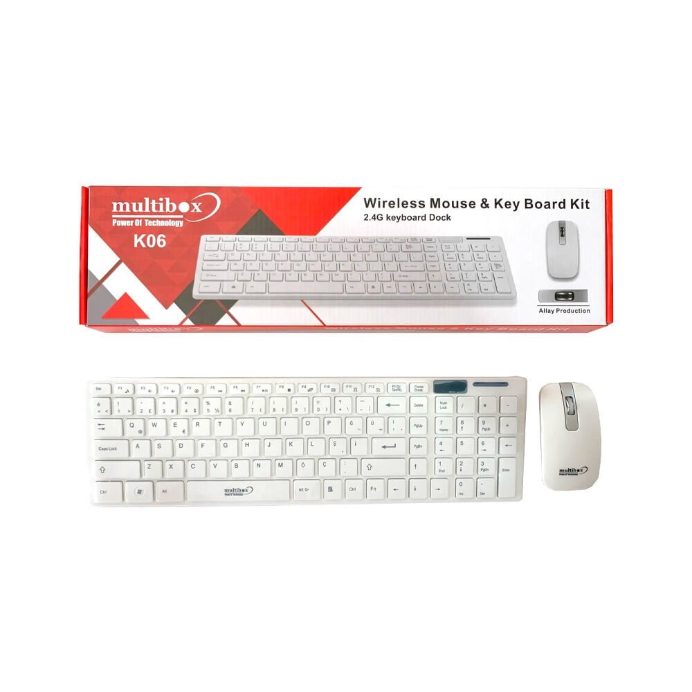 Multibox K06 Wireless Klavye + Mause Set