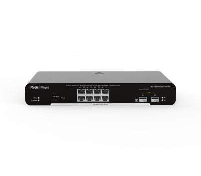 Reyee RG-NBS3100-8GT2SFP-P-V2 8 Portlu, 10/100/1000 Gigabit, L2 Yönetilebilir Switch, 2 SFP, 8 Port PoE+ (125W)