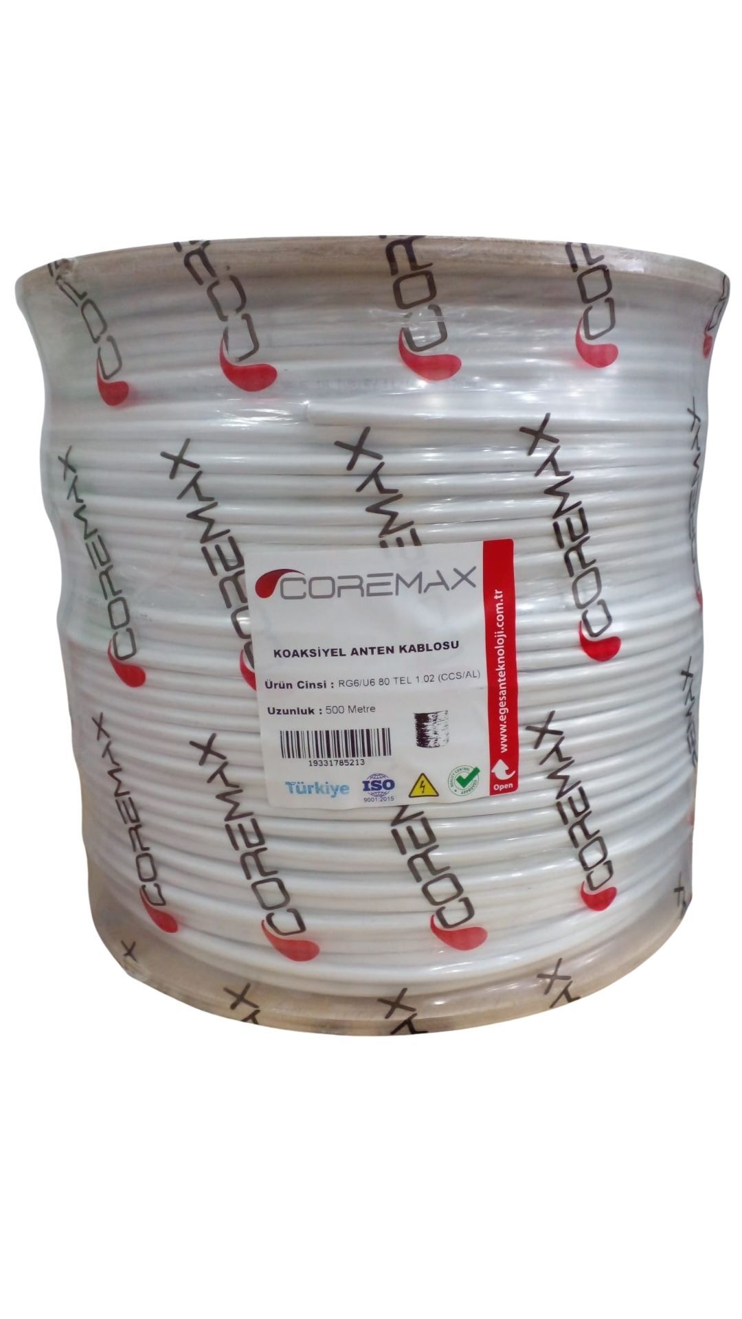 Coremax Rg6/U6 80 Tel 500 mt Makara Trishield Anten/Uydu Kablosu