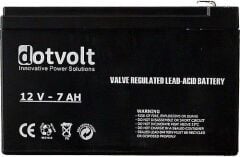 DOTVOLT SC-7 12V 7AH AKÜ (düz akü)