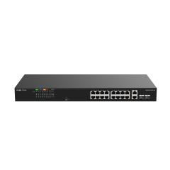 Reyee RG-ES118FGS-LP 18 Portlu, 10/100 Fast Ethernet, Tak Çalıştır Switch, 2 Gigabit Combo, 16 Port PoE+ (120W)