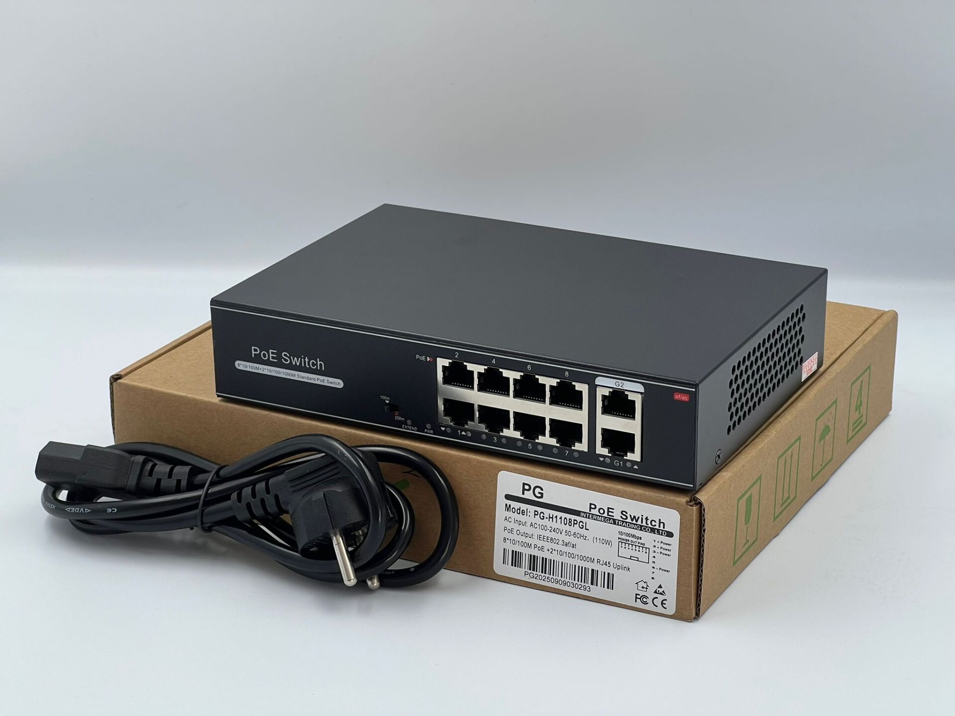 COREMAX CXS-PG 8 PORT+ 2 UPLİNK GİGABİT PG-H1108PGL