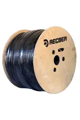 REÇBER SL400 U23 PE CATEGORY 6 U/UTP 4X2X23AWG POLİTİLEN CAT 6 MAKARA 500 MT (SİYAH RENK)