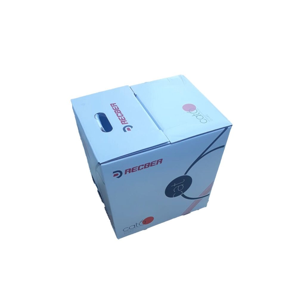 REÇBER SL400 U23 RIB CATEGORY 6 U/UTP 4X2X23 AWG TAM BAKIR CAT 6 KUTULU 305 MT (GRİ RENK)