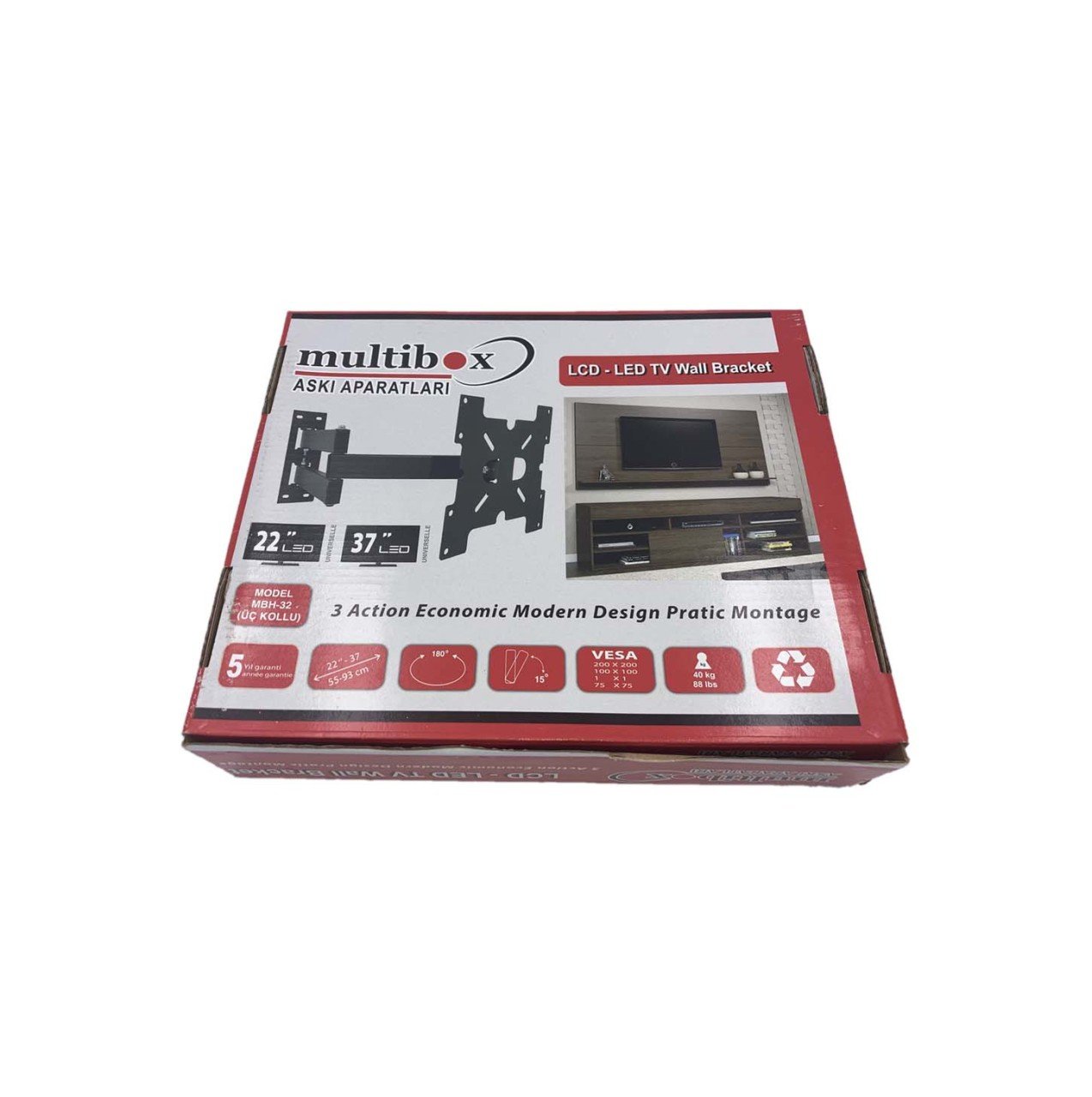 Multibox 22 37 inc 3 Kollu Askı Aparatı