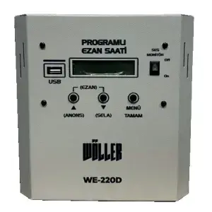 Wöller WE-220D Programlı Ezan Saati