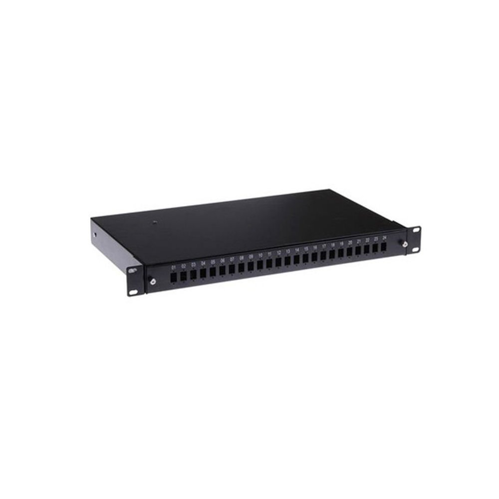 1U FİBER OPTİK 19'' PATCH PANEL RACK TİPİ