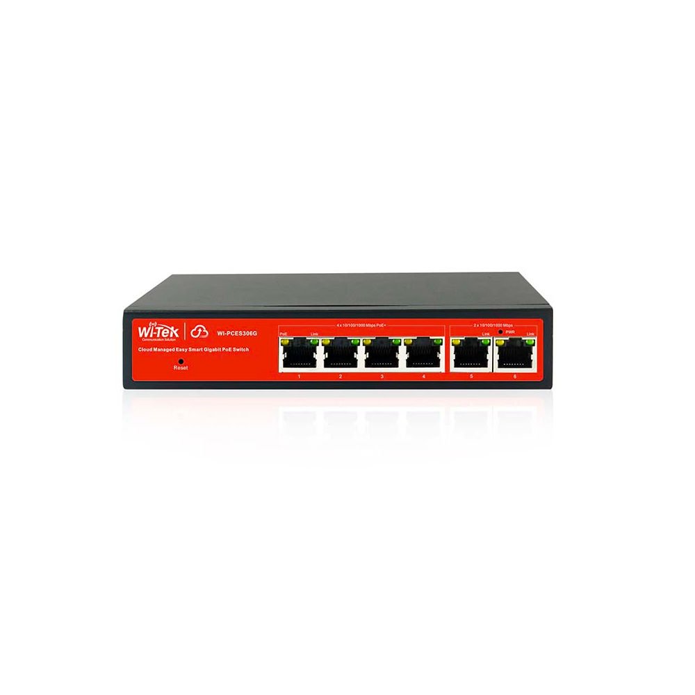 Wi-Tek WI-PCES306G Cloud Easy Smart PoE Switch
