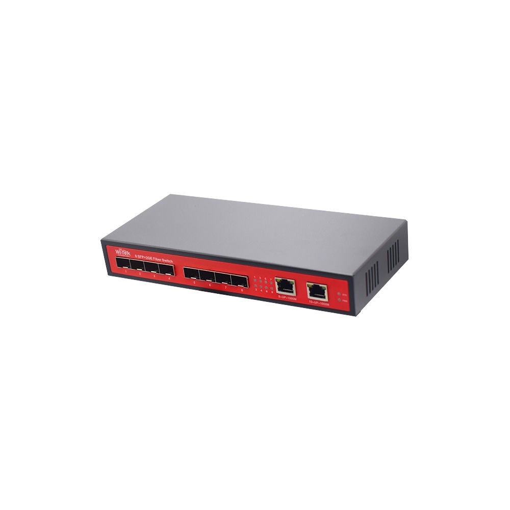 Wi-Tek WI-SG310F 8 Port Fiber Switch