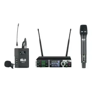 Wöller DW-200EY Çift Kanallı El ve Yaka Mikrofon Seti
