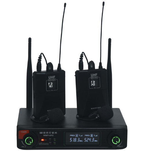 Wertex WMY-692 YY Uhf 2 Yaka Kablosuz Mikrofon
