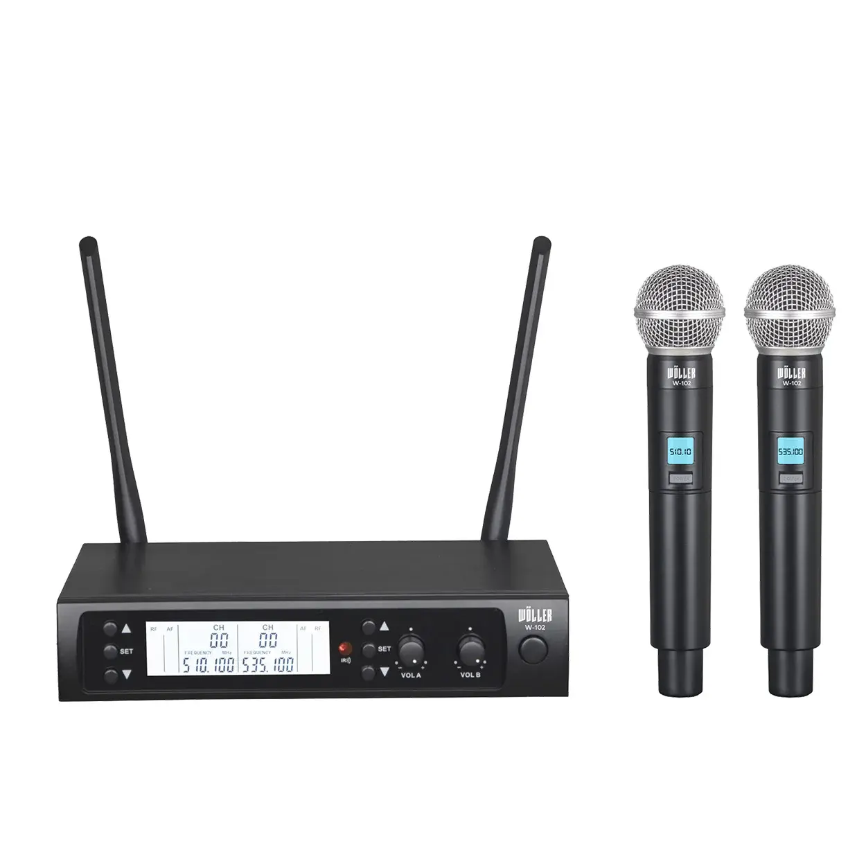 Wöller  W-102EE ÇİFT KANAL EL MİKROFONU