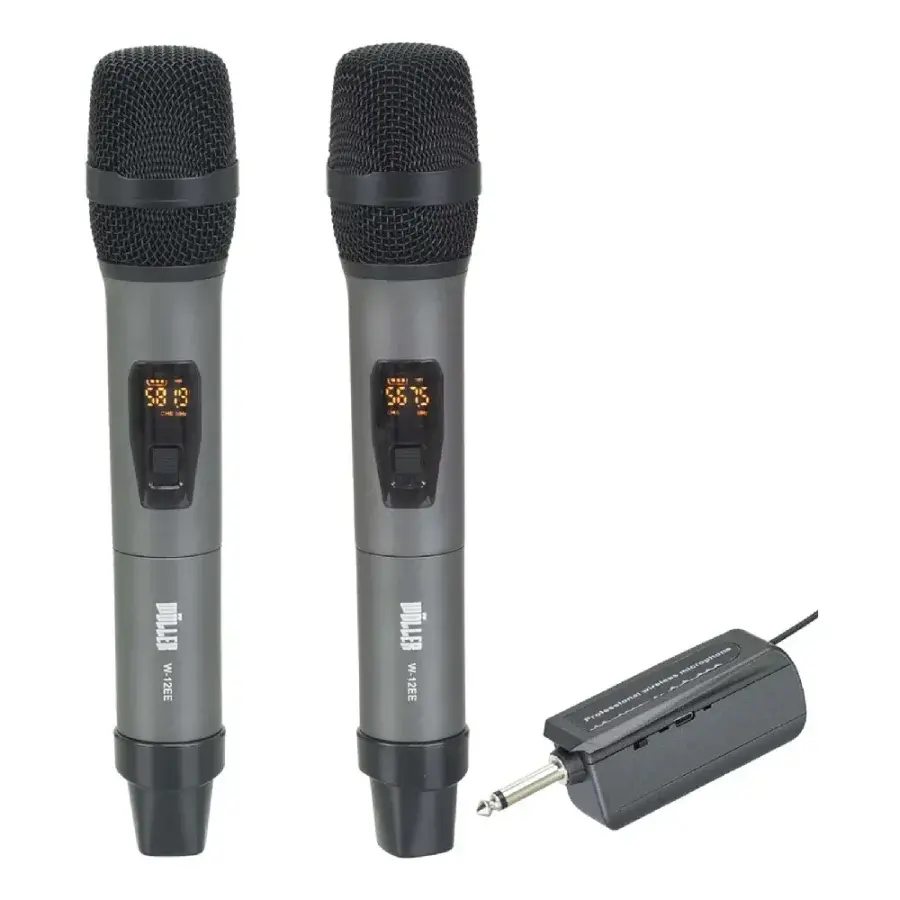 Wöller W-12EE Çift Kanallı Kablosuz El Mikrofonu Seti