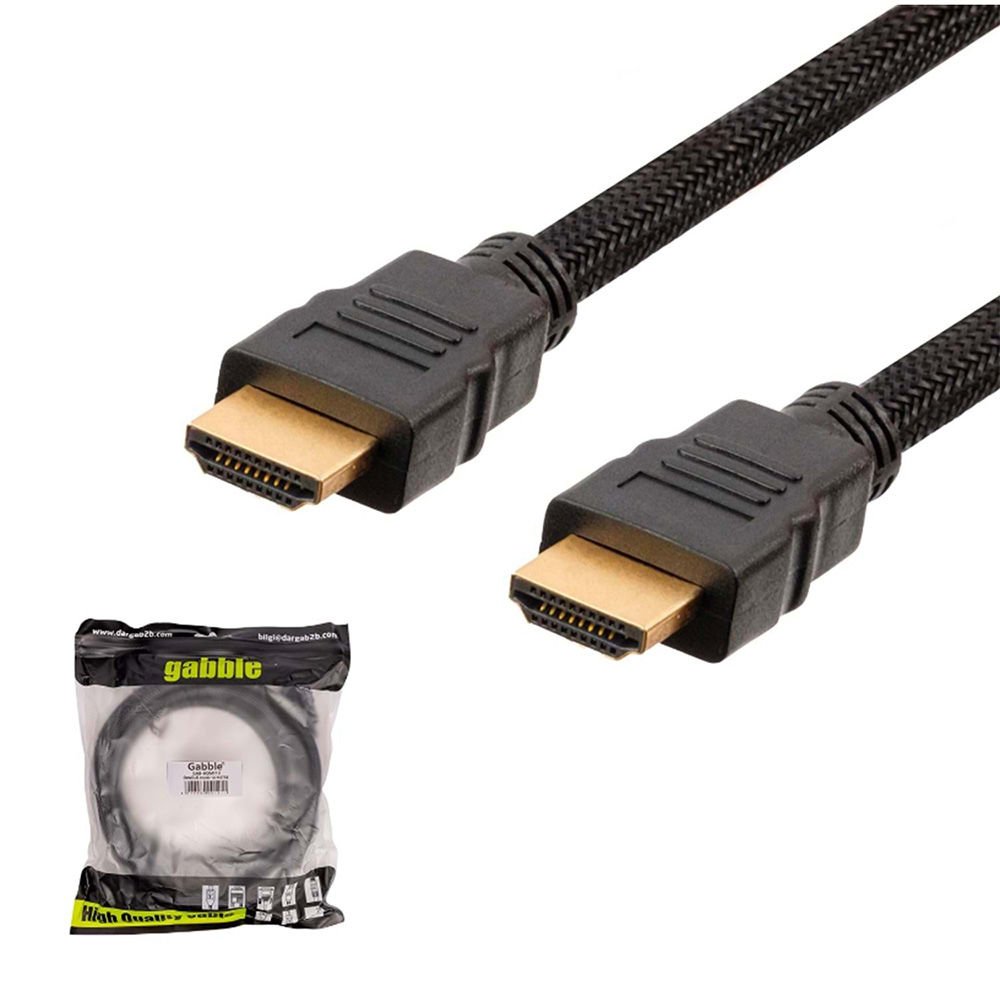 Gabble Gab-H1420 20 Mt. Black Hdmi 1.4v Kablo