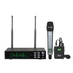 Wöller W-299EY ÇİFT KANAL KABLOSUZ MİKROFON SETİ