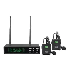 Wöller W-299YY ÇİFT KANAL KABLOSUZ MİKROFON SETİ