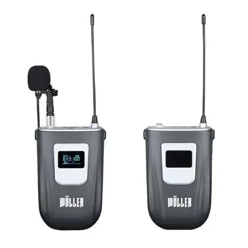 Wöller WCM-01 UHF Şarj Edilebilir Kamera Mikrofonu Seti