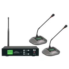 W-299KK ÇİFT KANAL KABLOSUZ MİKROFON SETİ