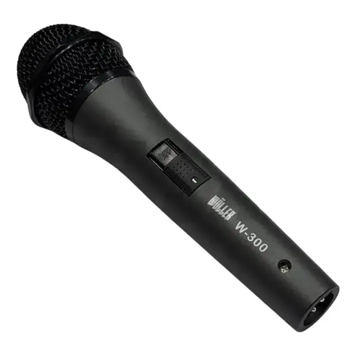 Wöller W-300 Kablolu 600 Ohm Dinamik El Mikrofonu (5m Kablo, Metal Gövde)